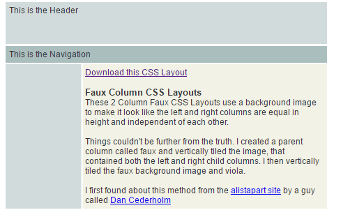div css 3种常用学习教程网页布局样式
