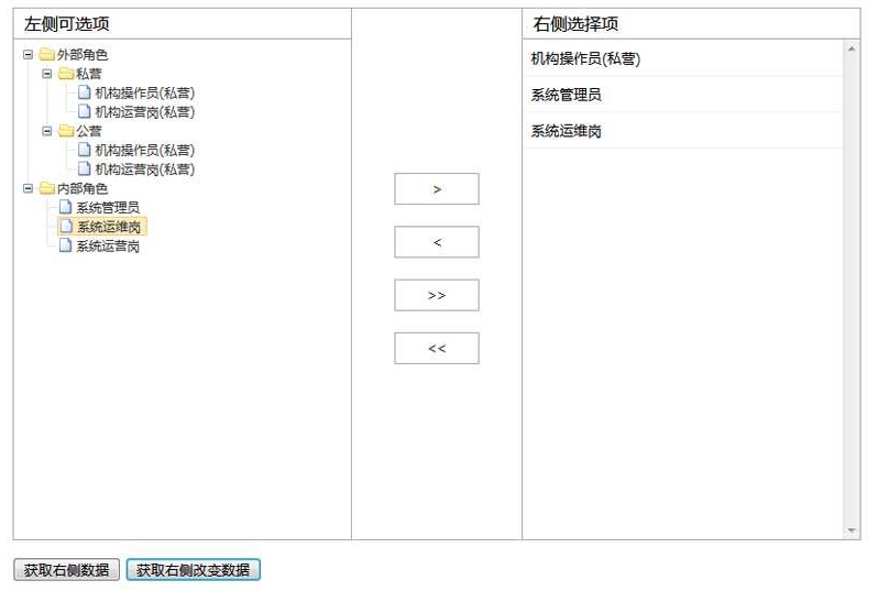 jQuery 树状列表选项切换代码